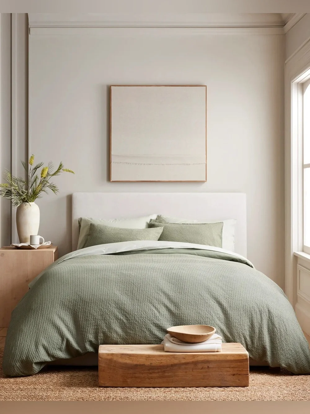 Organic Luxe Honeycomb Duvet Cover